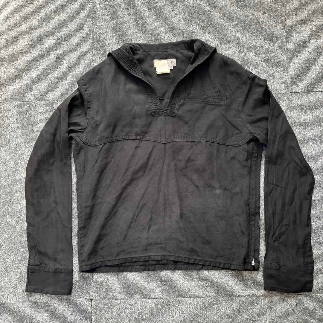 Yohji yamamoto 80s 90s アーカイブ シルク セーラーシャツ