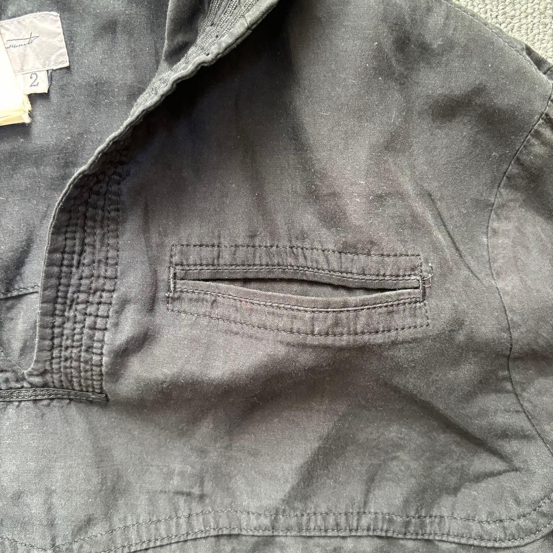 Yohji yamamoto 80s 90s アーカイブ シルク セーラーシャツ