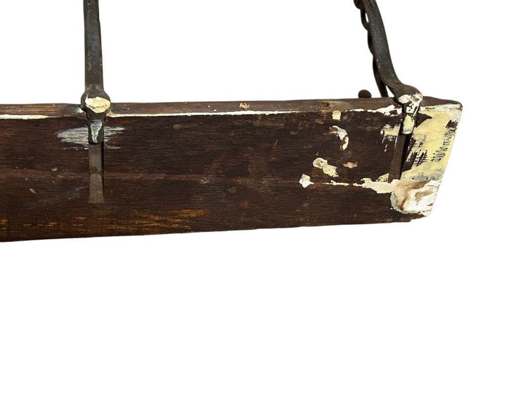 40s 50s ビンテージ アンティーク 6連 ウォールフック シャビー