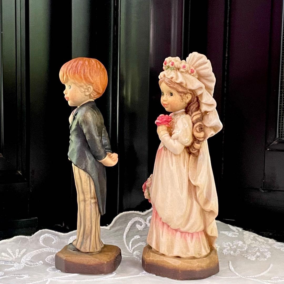 アンリ人形　ANRI サラ・ケイ　10㎝　　【薔薇のアーチの下でウェディング】