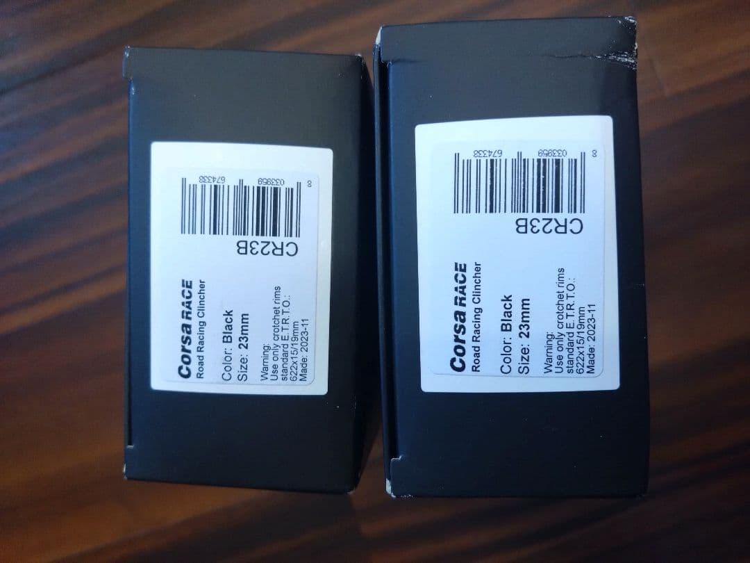 VeloflexヴェロフレックスCorsa RACEクリンチャータイヤ23C２本