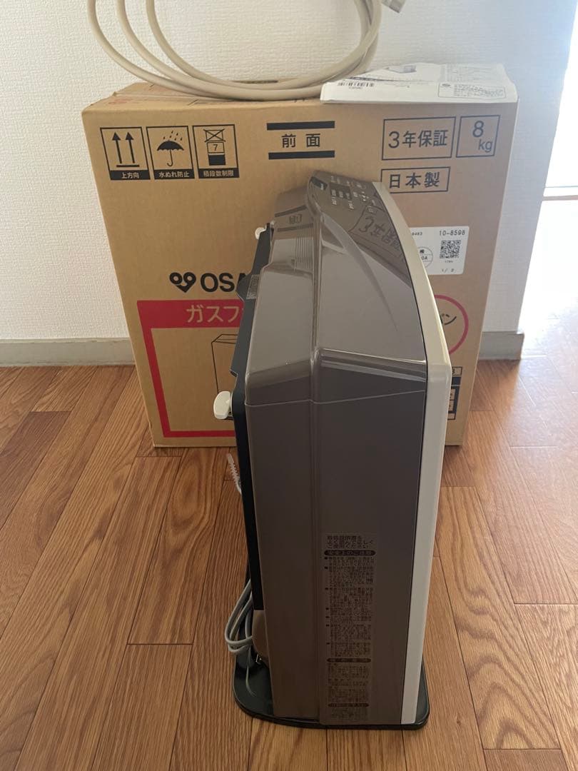 大阪ガス　ガスファンヒータープロパンガス（LPガス）　ラテホワイト