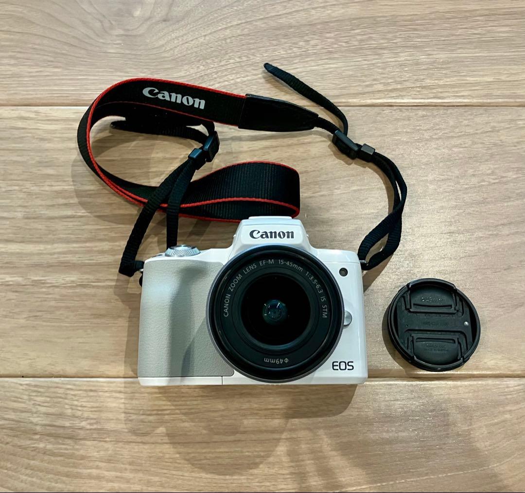 【美品✨】一眼レフカメラCanon EOS Kiss M 15-45mm