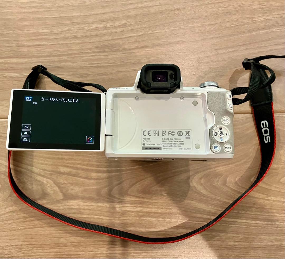 【美品✨】一眼レフカメラCanon EOS Kiss M 15-45mm