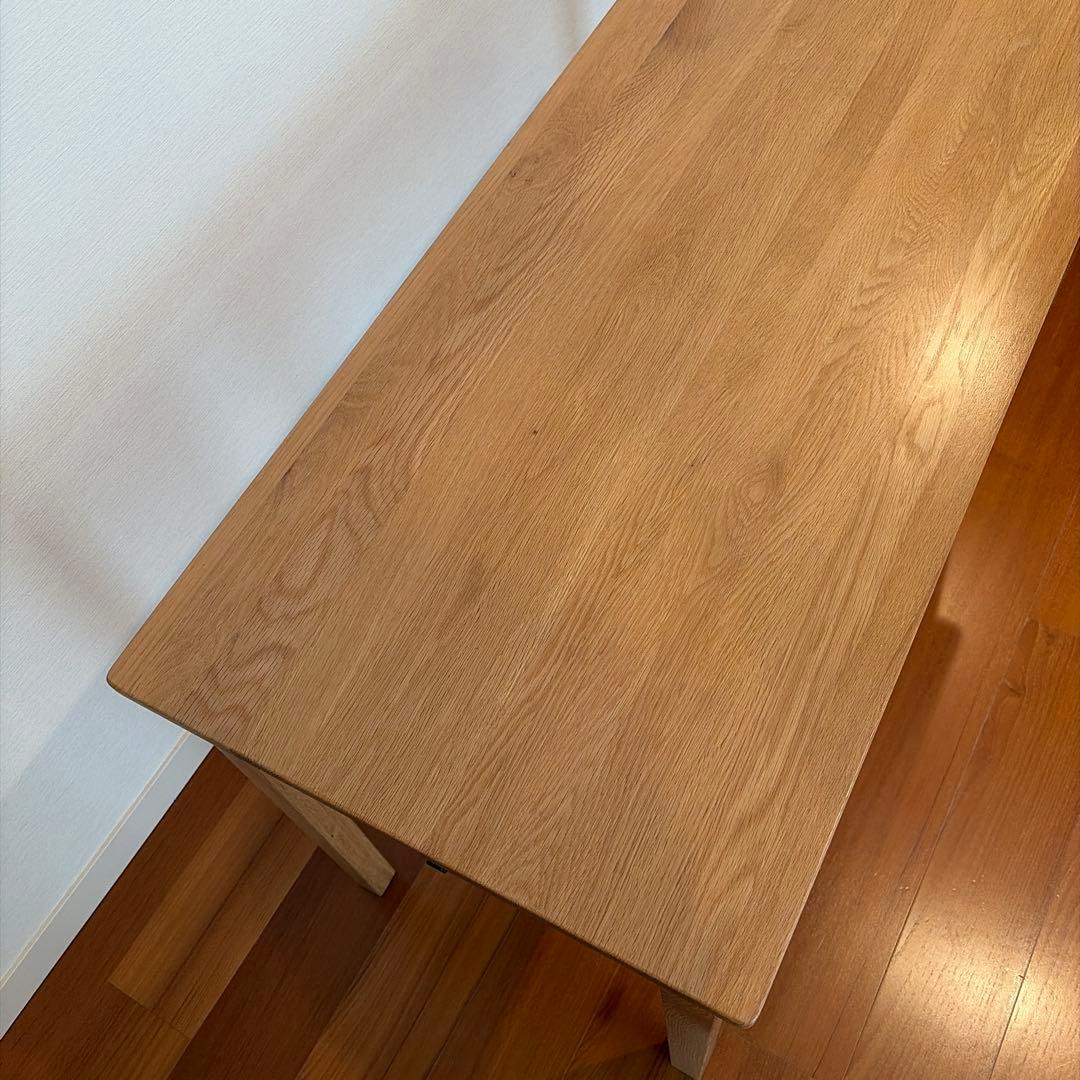 【美品】無印良品　木製デスク　オーク材　学習机　デスク