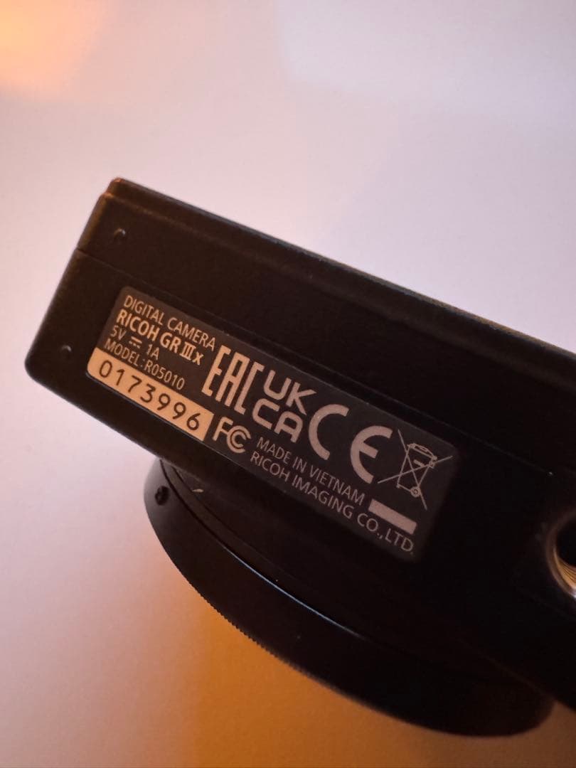 Ricoh GR IIIx デジタルカメラ