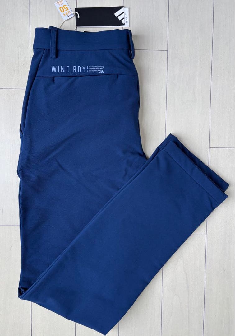 adidas WIND.RDY ゴルフパンツ ネイビー　82
