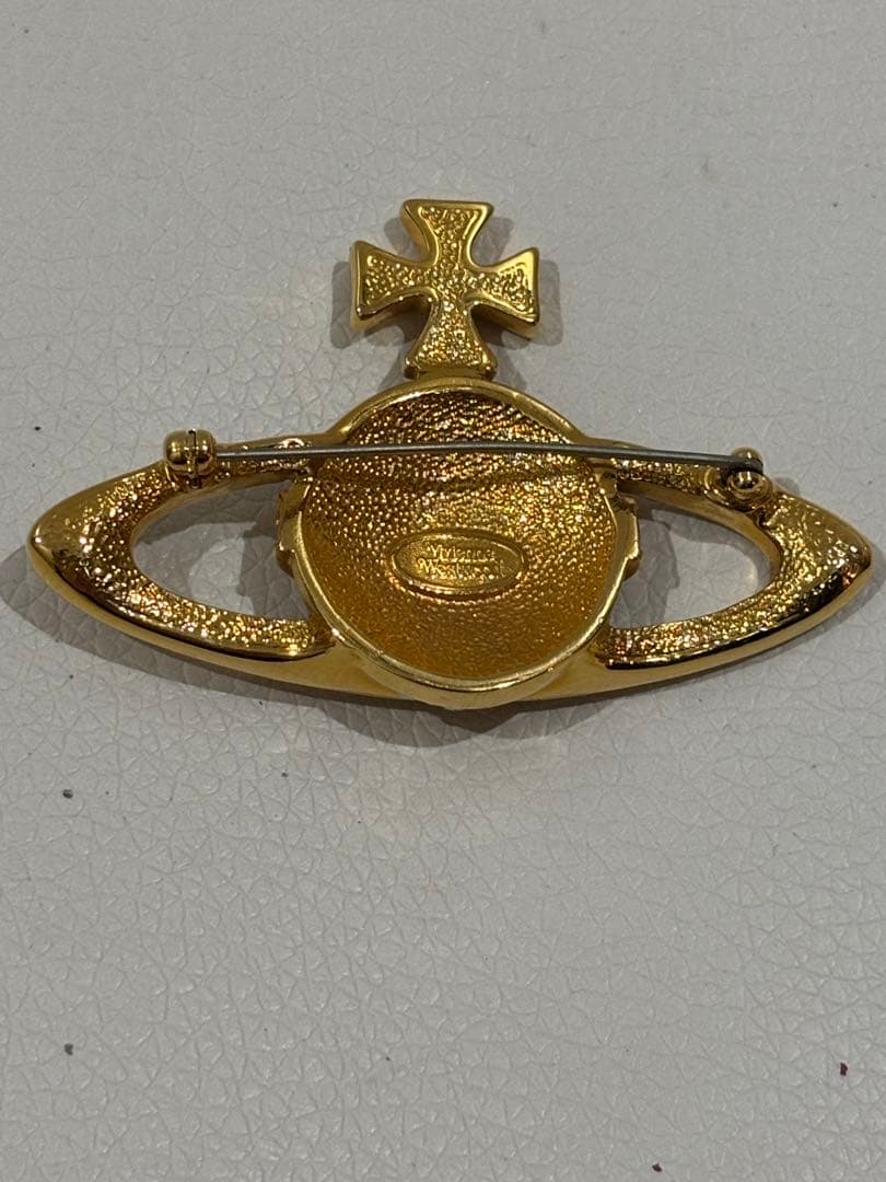 S*Y様 Vivienne Westwood オーブブローチ ゴールドラインスト