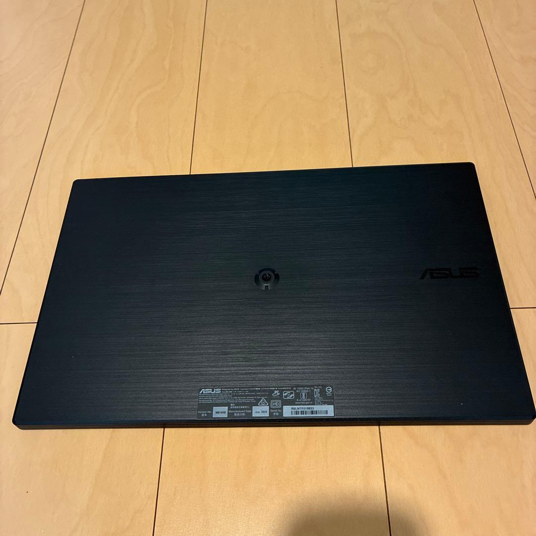 ASUS MB165B ポータブルモニター 本体とケーブル、カバー