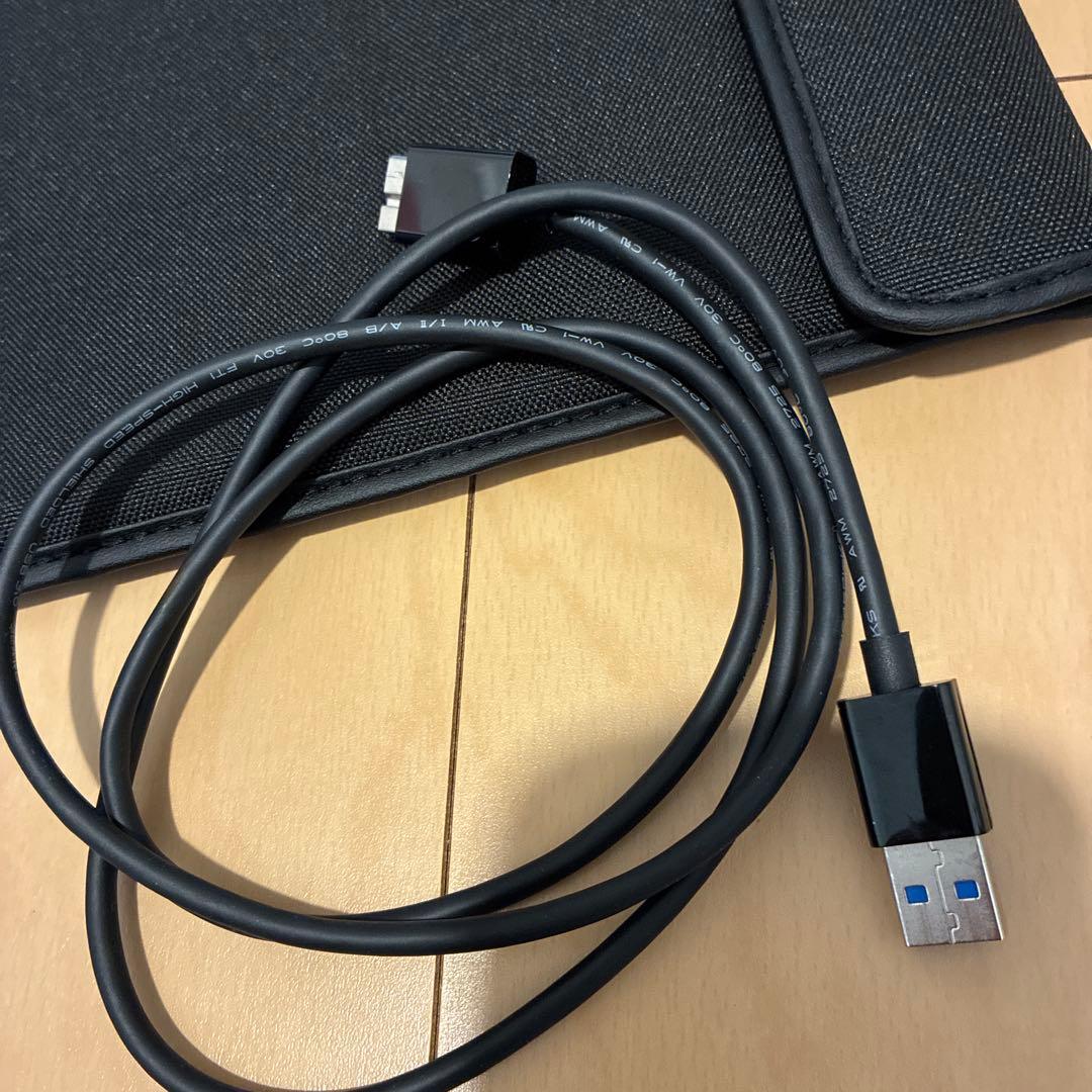 ASUS MB165B ポータブルモニター 本体とケーブル、カバー