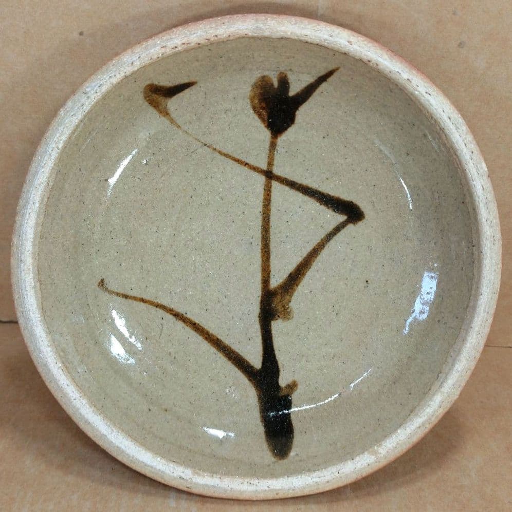 濱田庄司(浜田庄司) 絵皿(五枚一組）栞 共箱【本物保証】益子焼 人間国宝 民藝