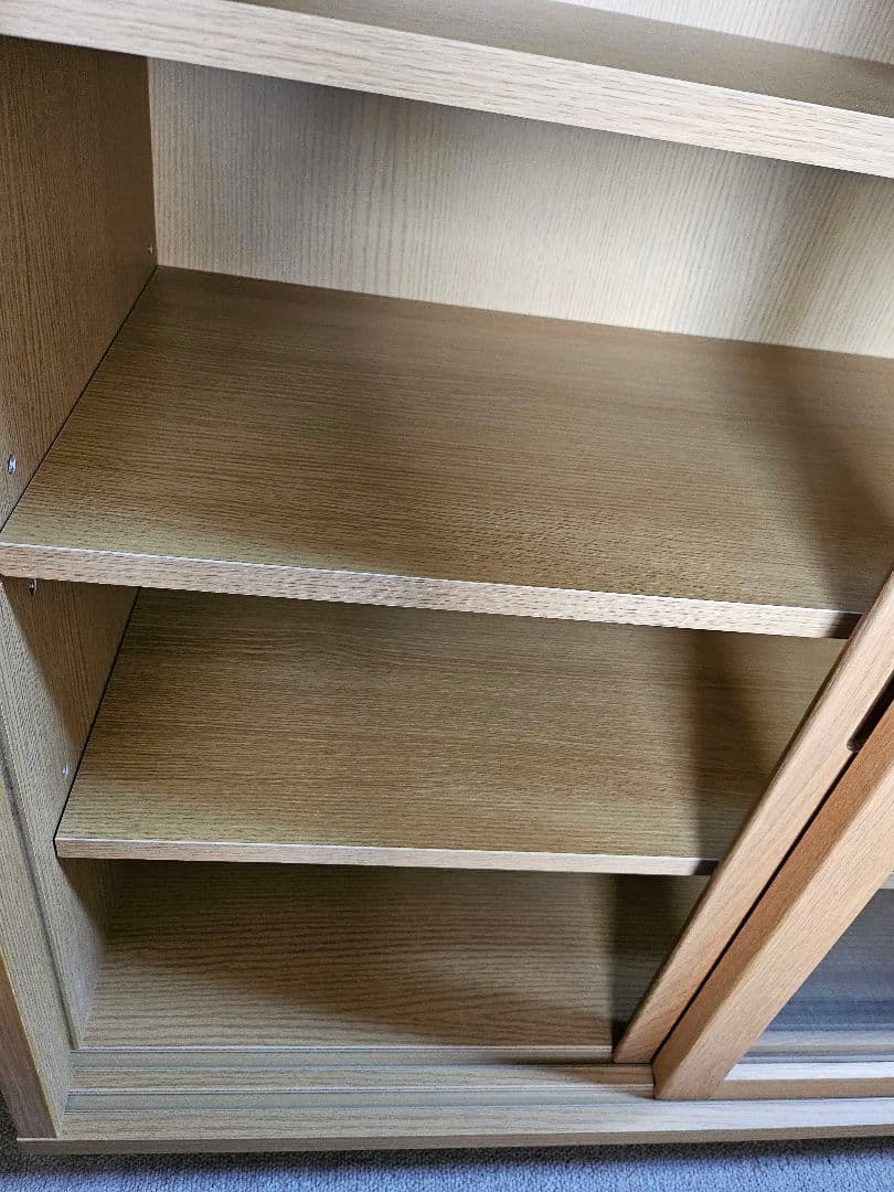 無印良品 キャビネット 食器棚 脚付き