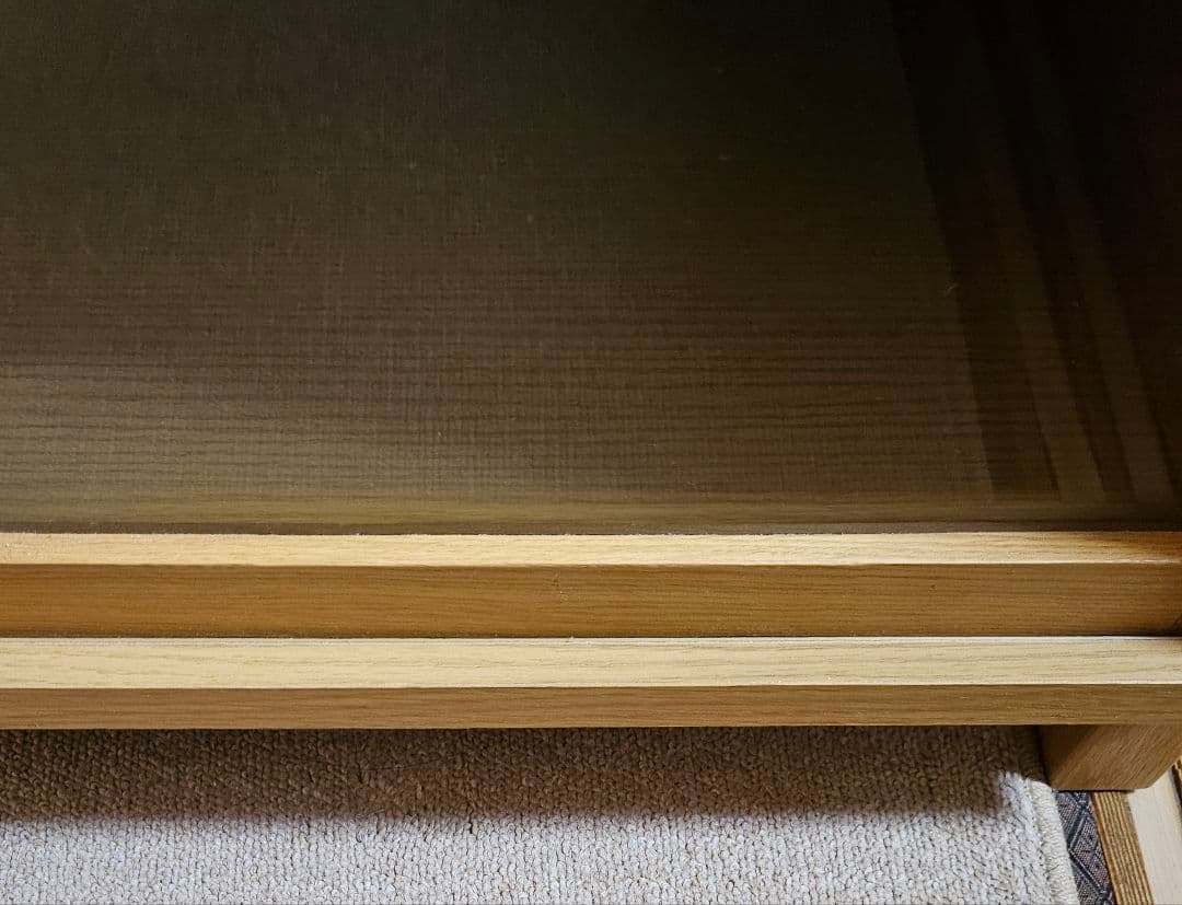 無印良品 キャビネット 食器棚 脚付き