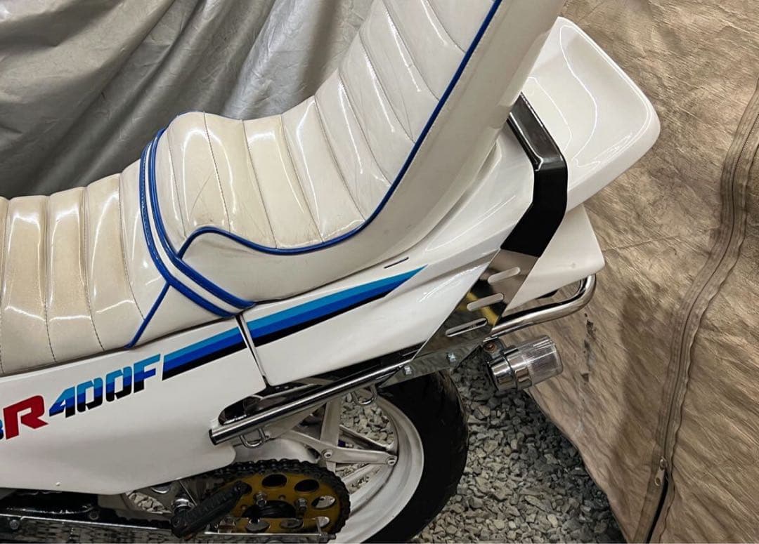 CBR400F ワイド ファッションタンデムバー Pretty Racing