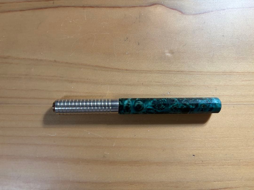 シャープタンク チューニングシャープ スタビライズドウッド 青緑 925シルバー