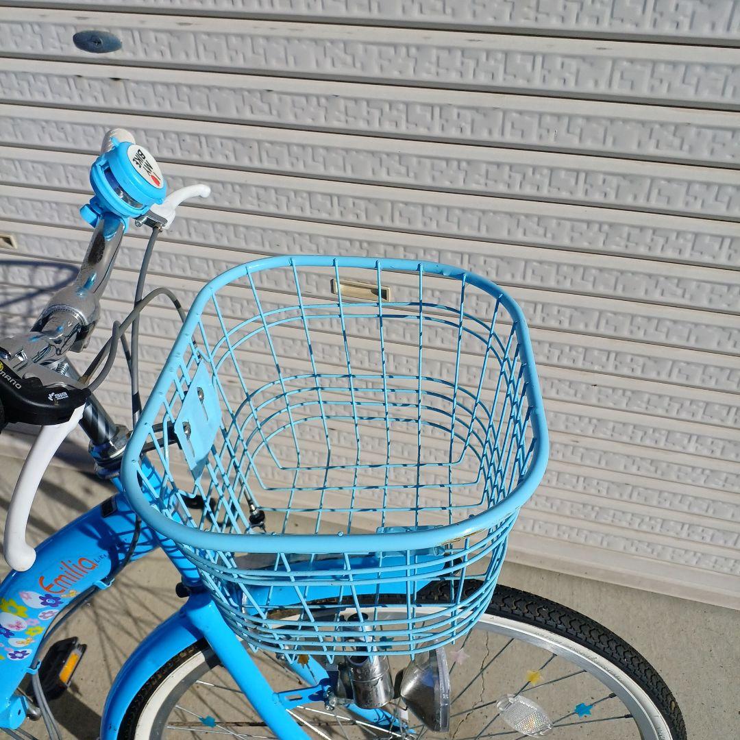 青いシティサイクル チャイルド