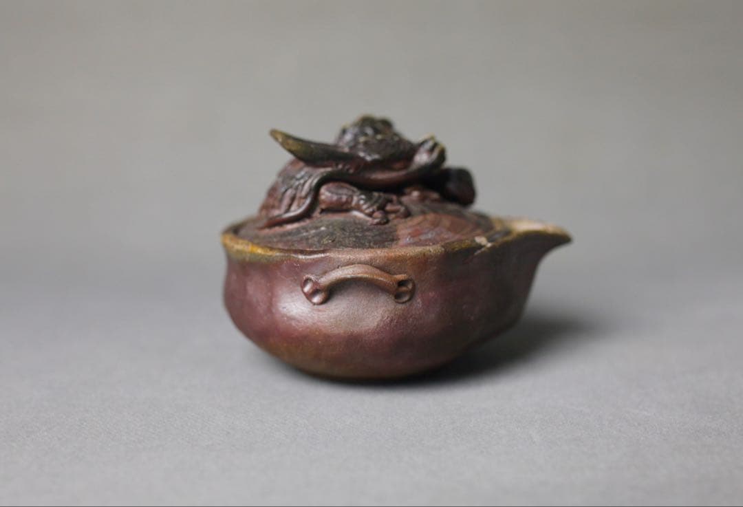 備前焼 龍細工 宝瓶 煎茶器 湯冷まし 七点