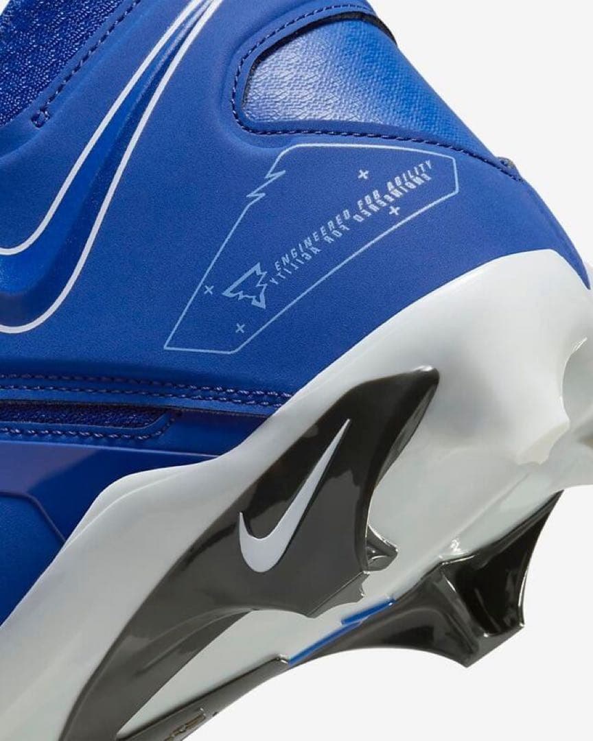 ナイキ 29 アルファメナス 3 アメフト スパイク シューズ 靴 青 ミッド