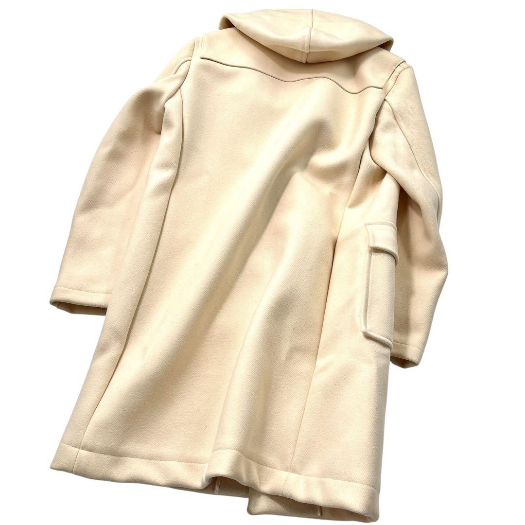 【未使用級　極美品】マッキントッシュ メルトン ダッフルコート 42 ホワイト