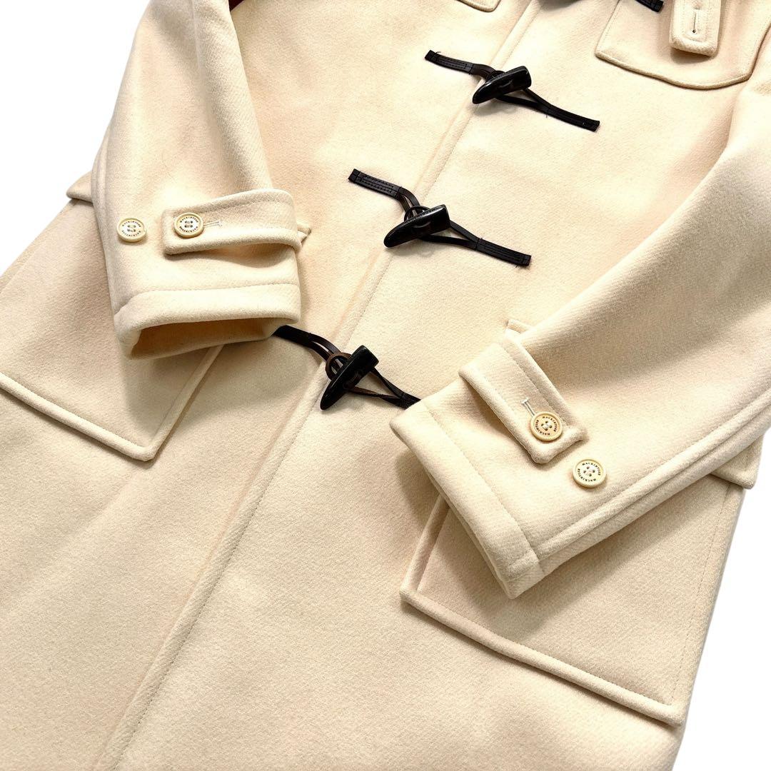 【未使用級　極美品】マッキントッシュ メルトン ダッフルコート 42 ホワイト