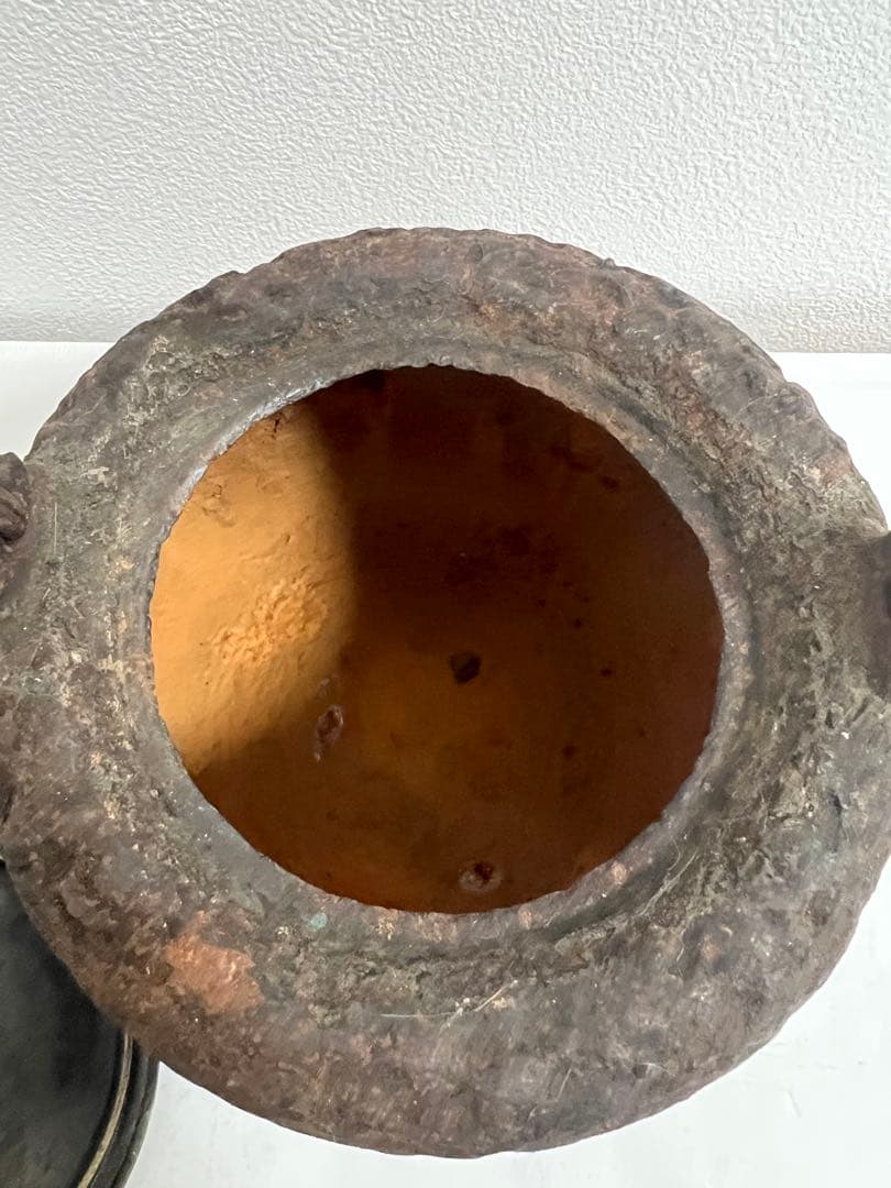 時代物 龍文堂 安之介 小振 鉄瓶 急須 水漏れなし 茶道具 骨董品