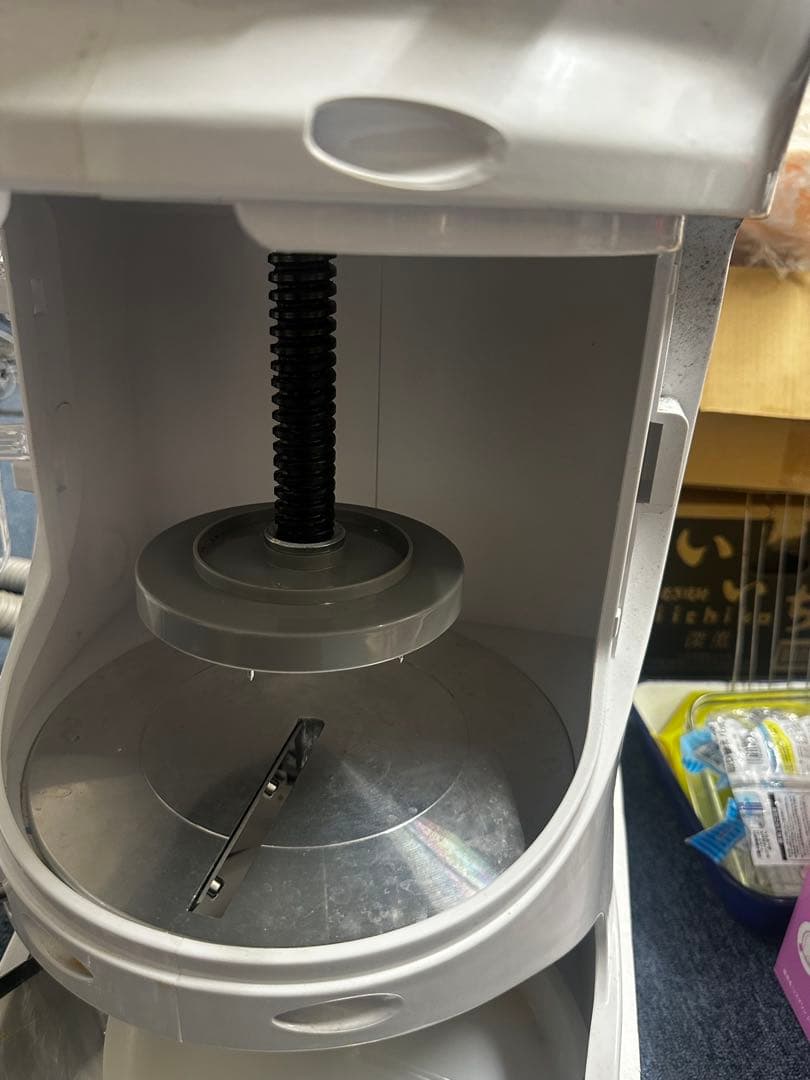 かき氷機 スタートボタン付き
