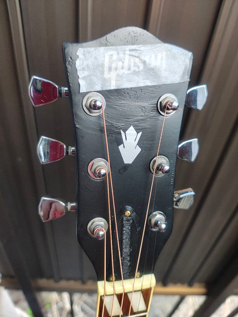 美品 ハミングバード Wピックアップ付エレアコ トップ単板