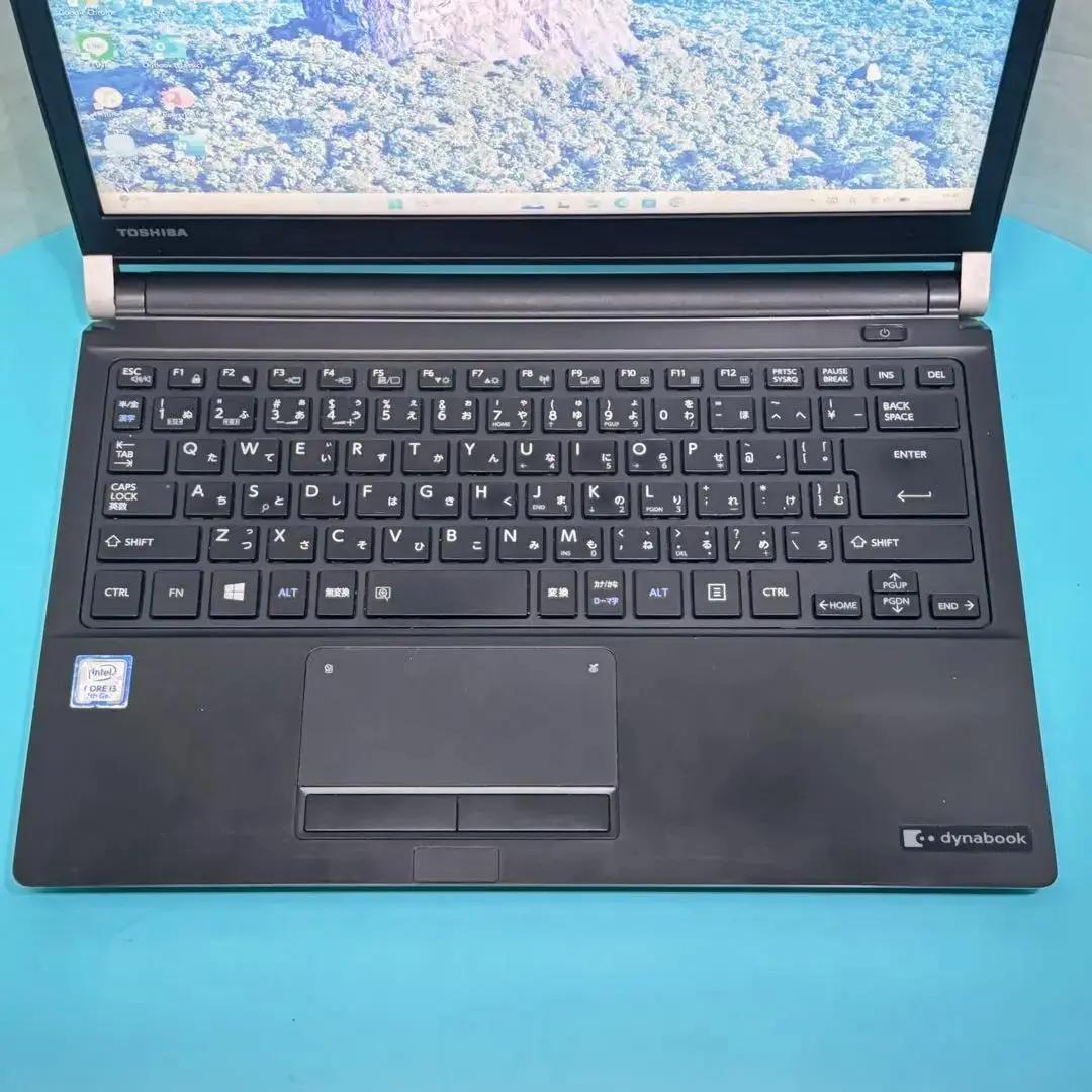 動作良好◎7世代i3★東芝13.3薄型SSDノートPC メモリ8GB★オフィス付