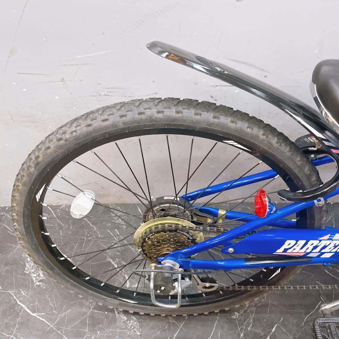 【957】《限定価格》子供用自転車 子供車 PARTENZA ブルー 24インチ