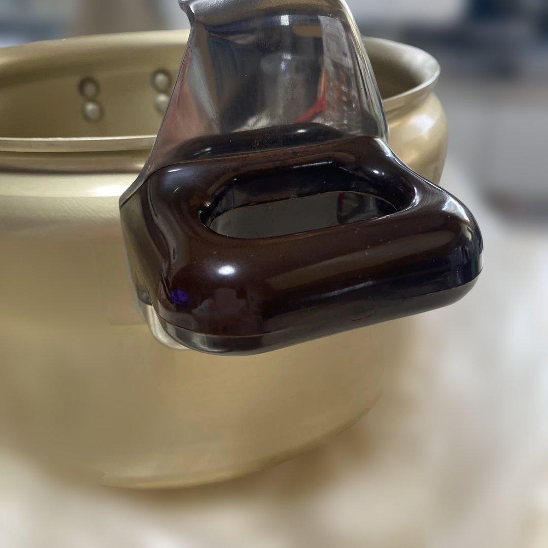 RIKEN 圧力鍋 ゴールド デラックス8L ♢長期的未使用保管品♢箱劣化など有