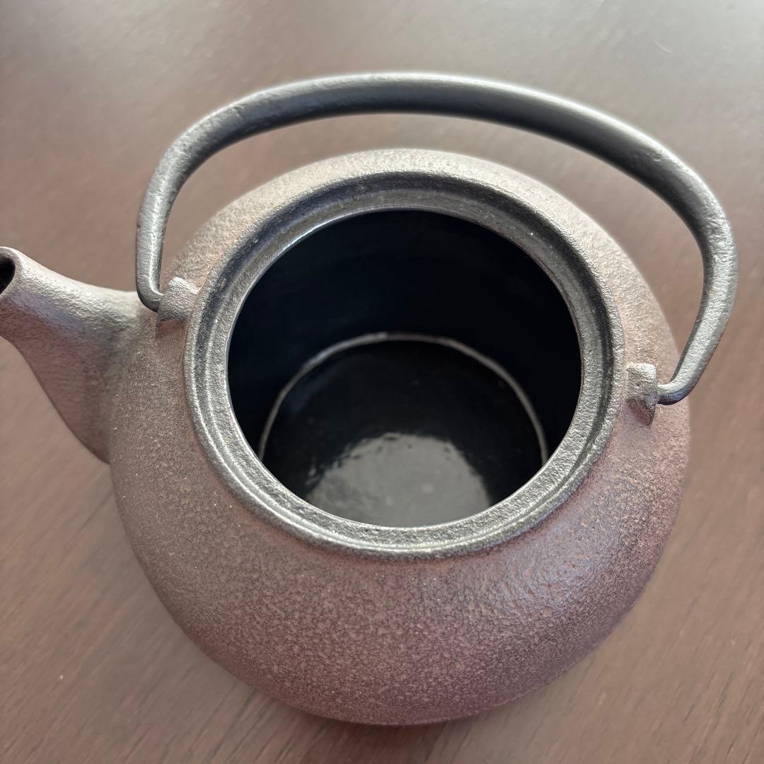 【新品未使用】橘吉 たち吉 鉄瓶 雪の花