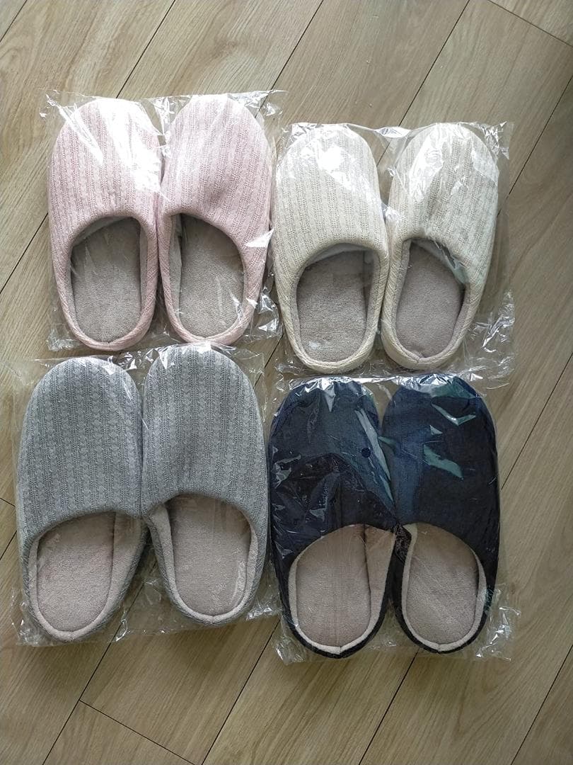 4足セット 低反発スリッパ