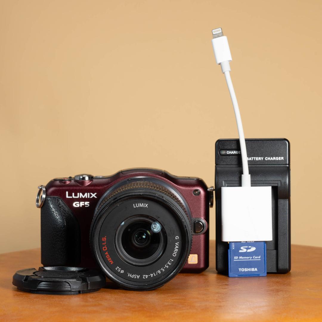 Panasonic LUMIX DMC-GF5 レンズキット スマホ転送OK