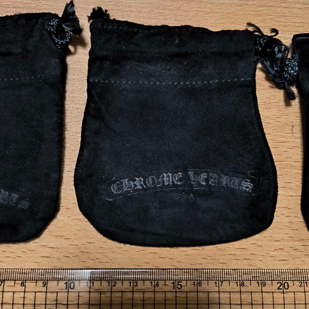 クロムハーツ　オールドポーチ　巾着　牛革　大サイズ　6つセット