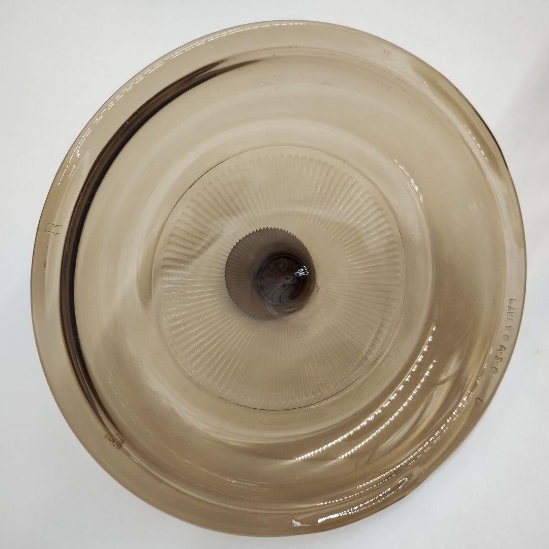 bM130L 昭和レトロ　ビジョン　コーニング　USA　ガラス製　耐熱鍋・片手鍋