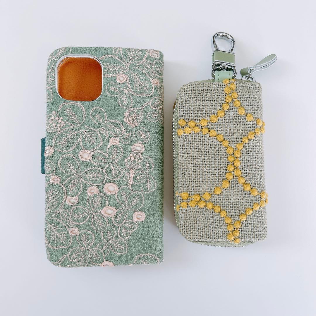 4465.4467*すいもこさま確認専用 ミナペルホネン スマホ　キーケース