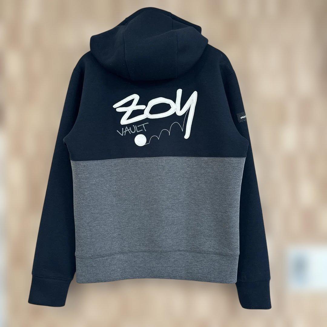 ZOY ゾーイ ダブルジップジャージ パンツ上下セット ネイビー✖️グレー