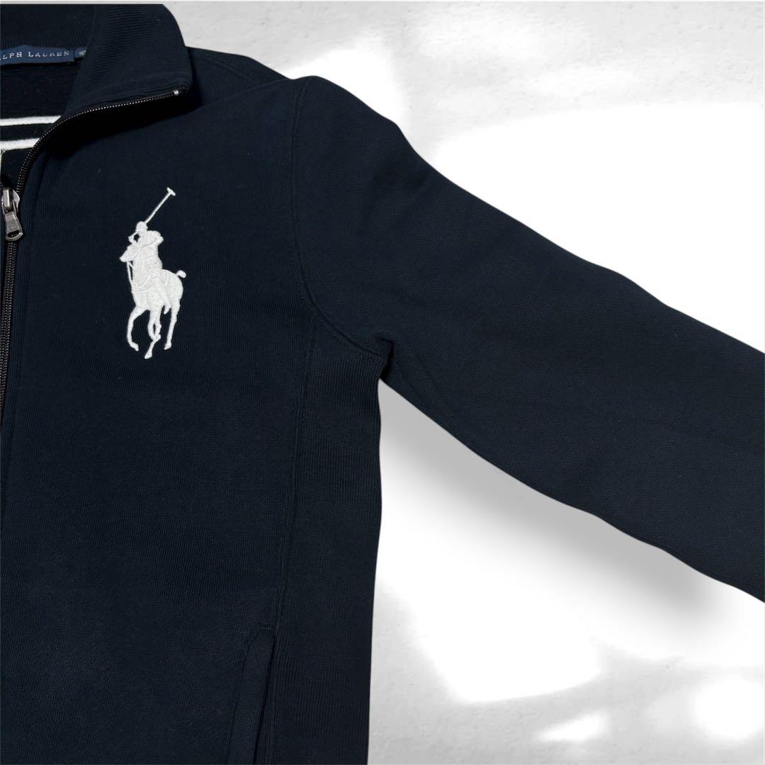 ラルフローレン USAフラッグ ビッグポニー ジップスウェット S