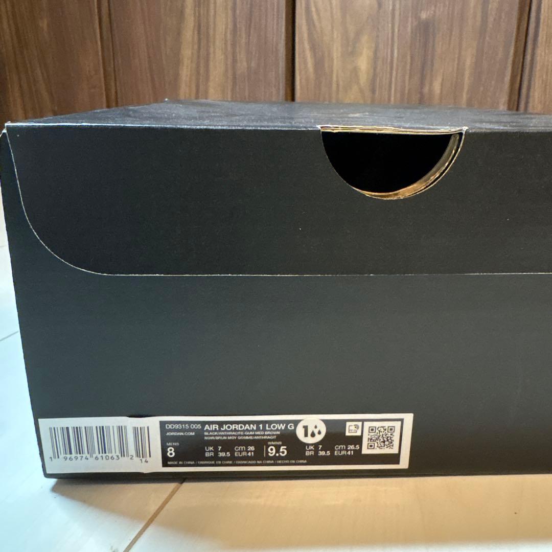 新品 Nike Air Jordan 1 Low Golf Black Gum