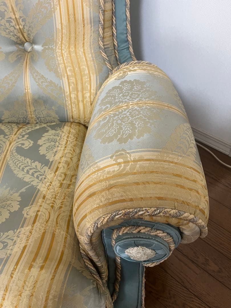 maron❣️ロココ調家具 2Pエレガント 右 1人掛ソファー アームチェア