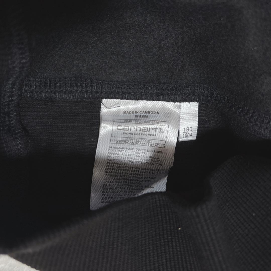 【新品タグ付】 Carhartt ハーフジップ XXL ブラック トレーナー