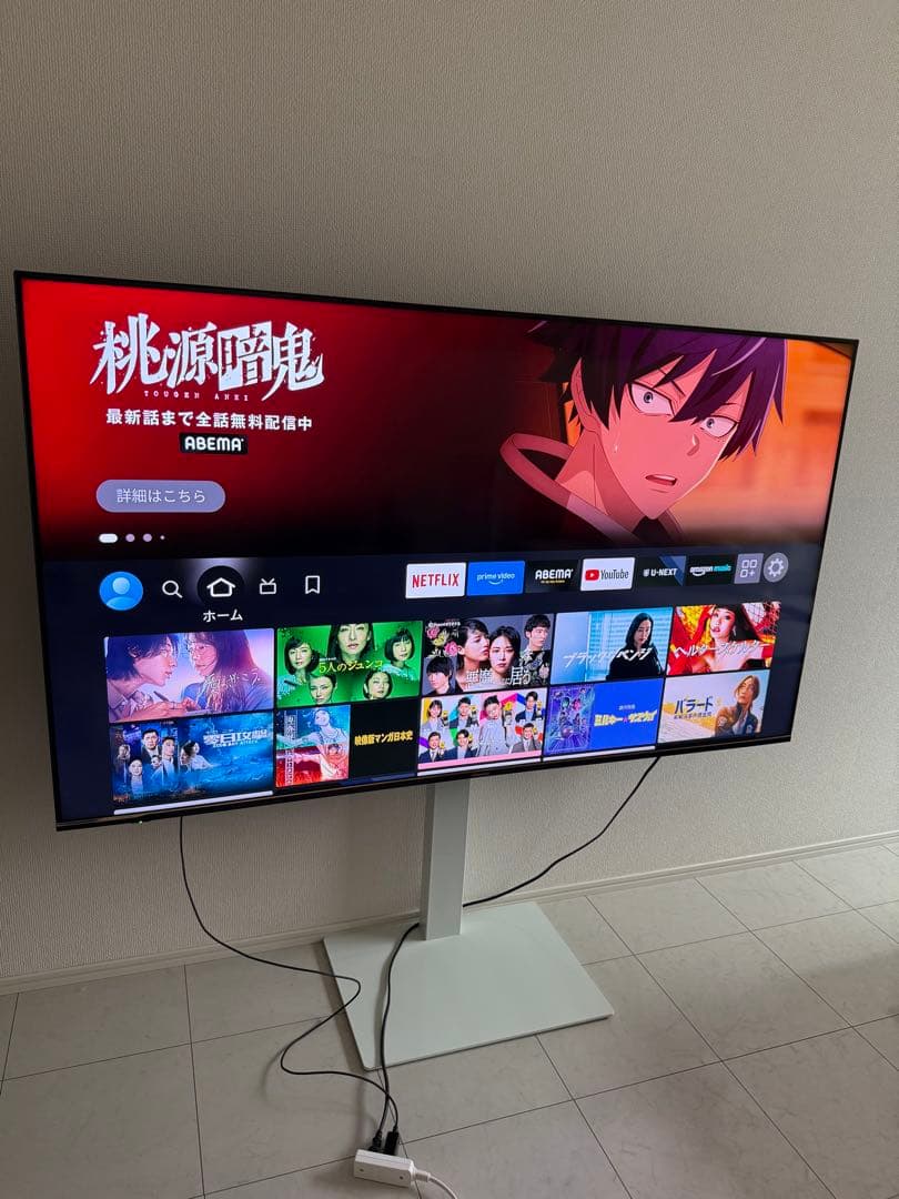 【shiratama】【直接引き取り希望】 Hisense65型液晶テレビ