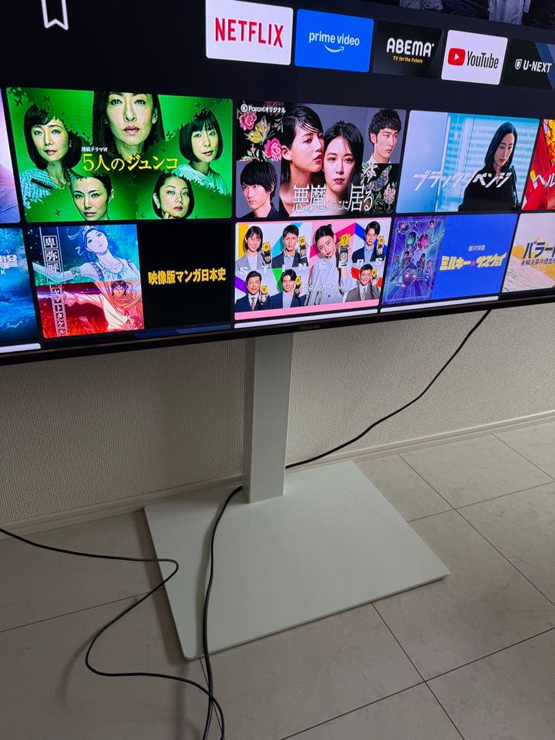 【shiratama】【直接引き取り希望】 Hisense65型液晶テレビ