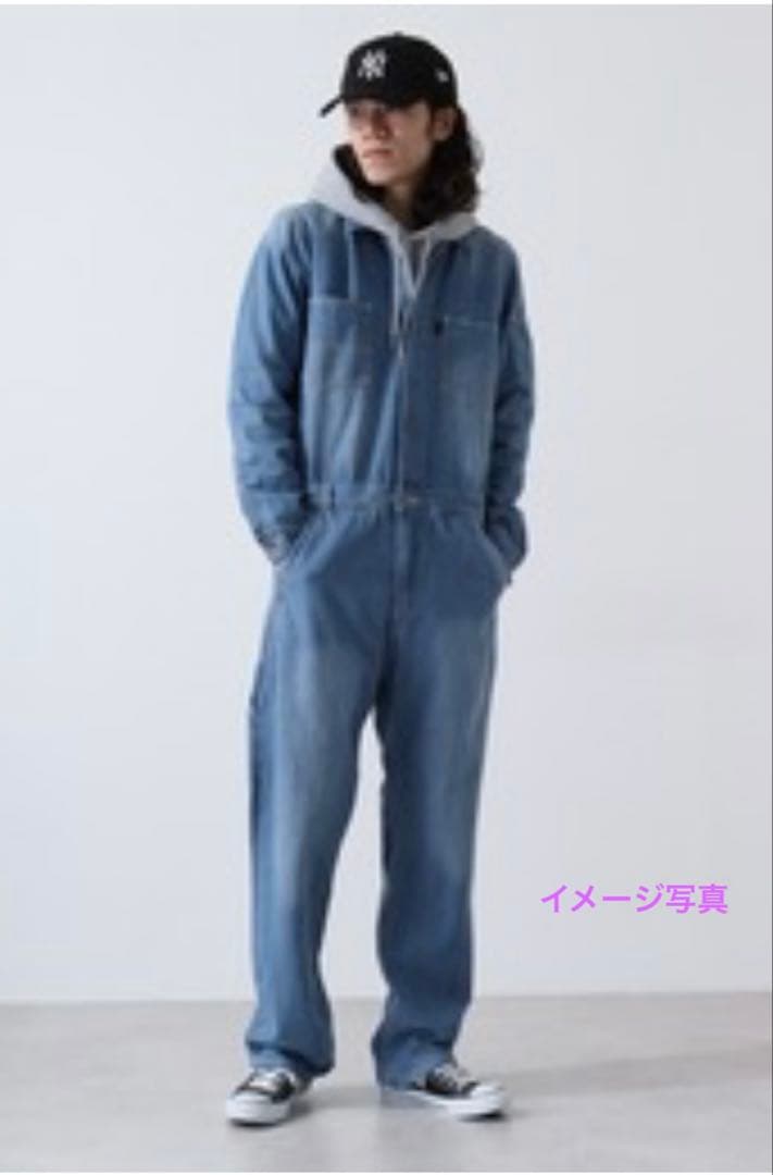 ⭐︎美品⭐︎AZUL by MOUSSY デニムオーバーオール ツナギ　フリーサイズ