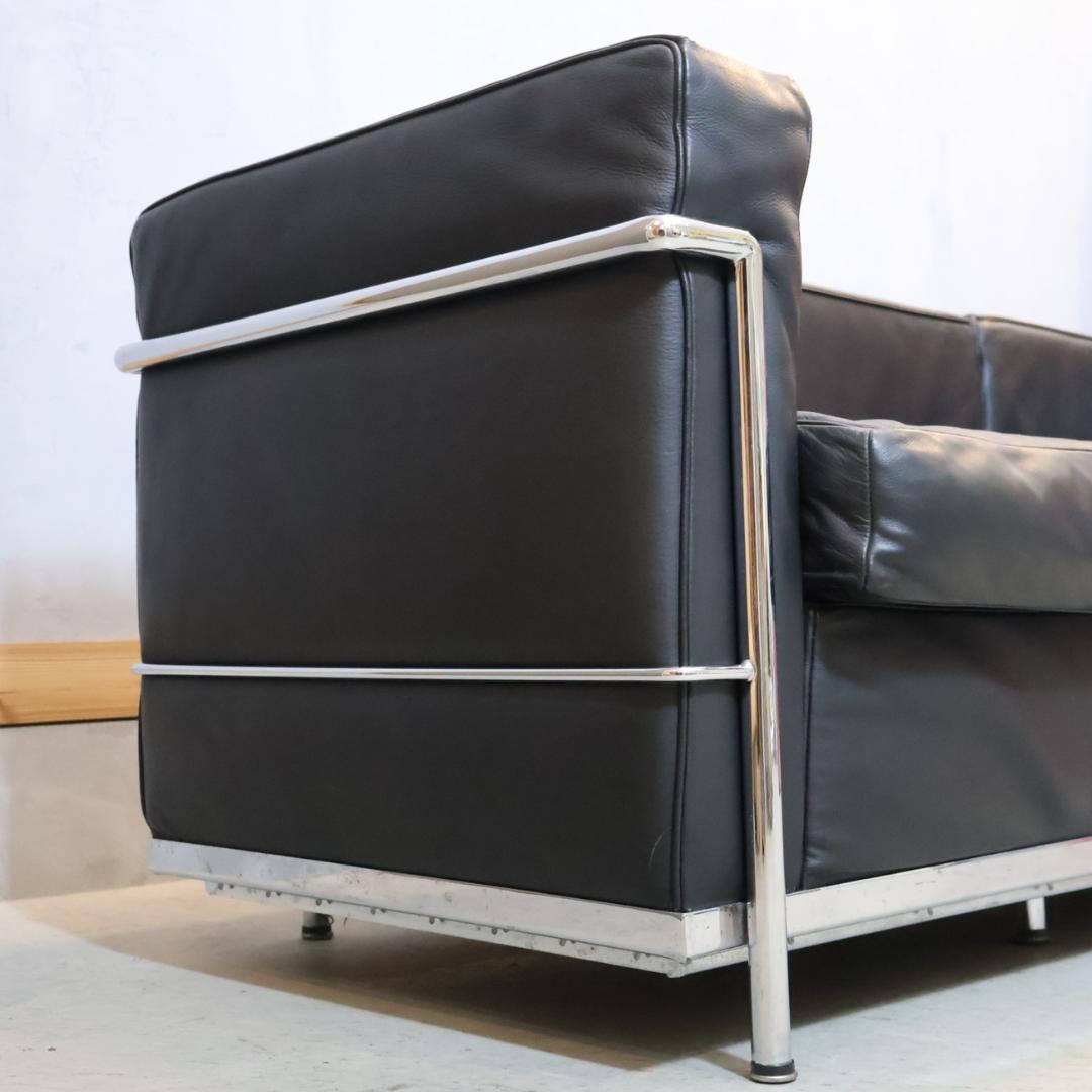 IDC OTSUKA 大塚家具 ル・コルビュジエ LC2 3人掛けソファ 3P