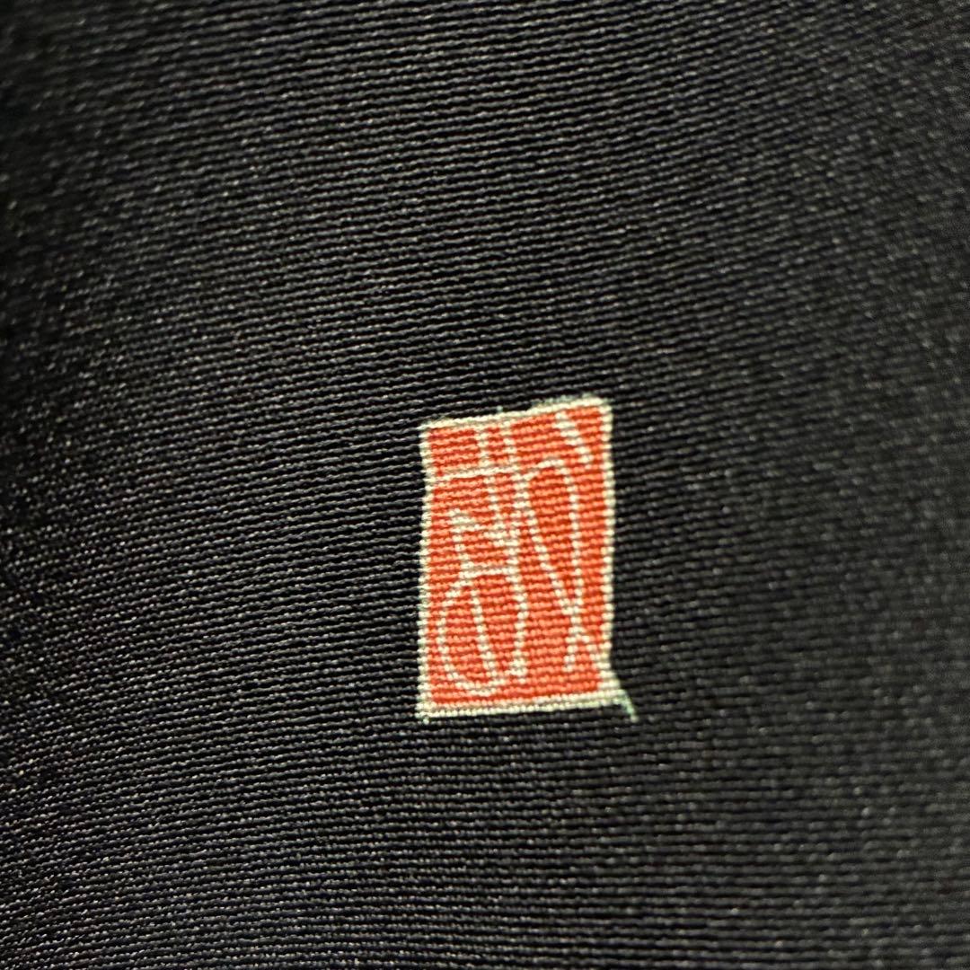 D96黒留袖 本加賀友禅 魚津誠 落款 正絹 着物 袷 しつけ糸付き未使用極美品