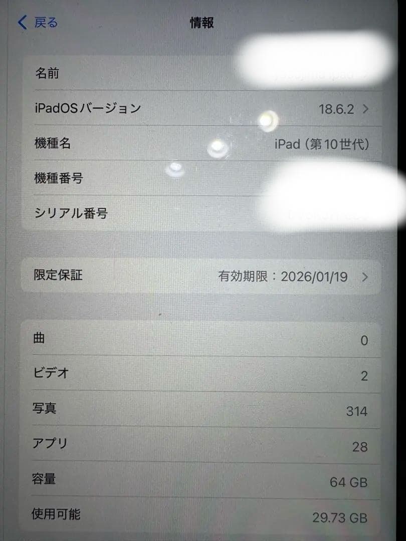 美品　iPad 第10世代　シルバー　64GB おまけ付き