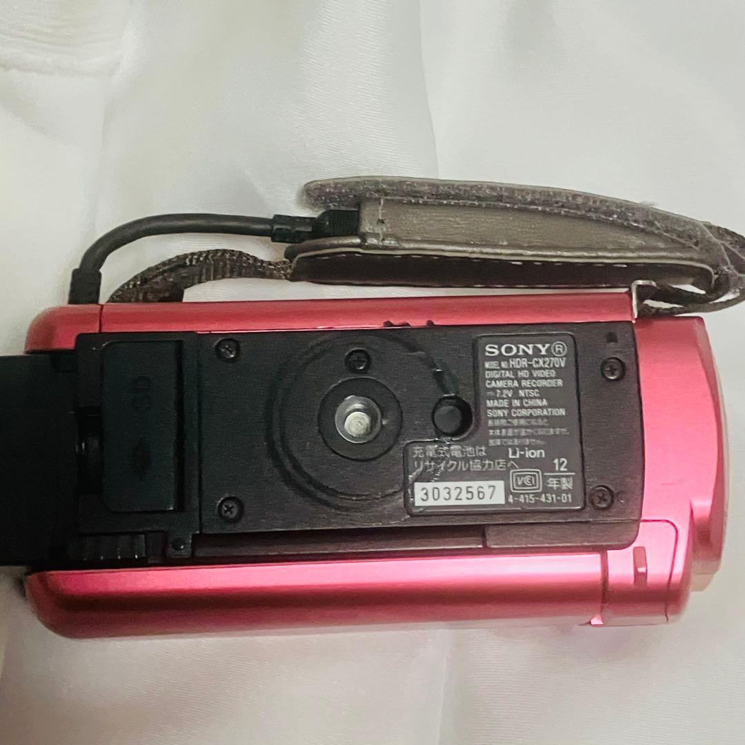 SONY HDR-CX270V ソニー ビデオカメラ ピンク