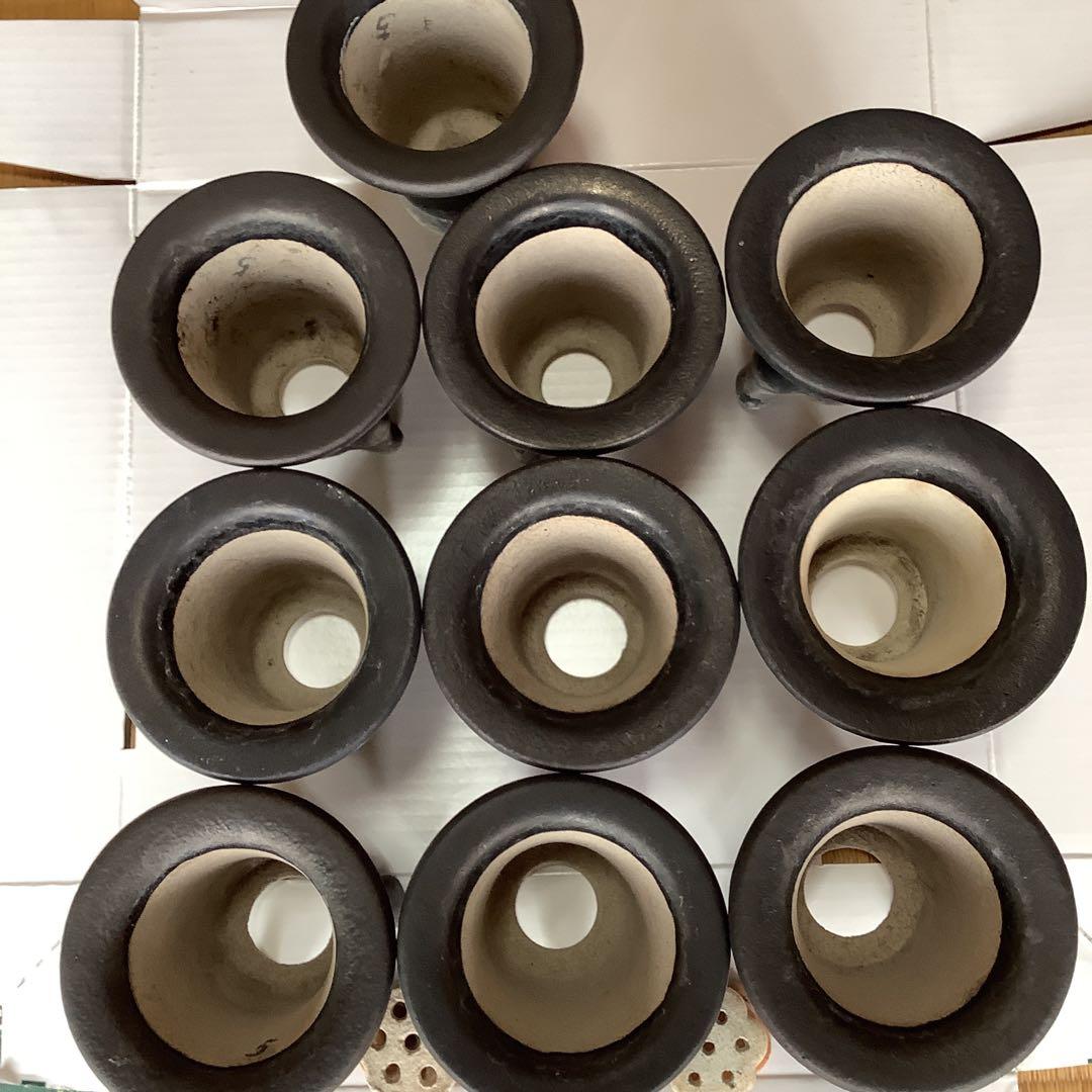 はたく　風蘭及び万年青用楽焼鉢（中古品）30個