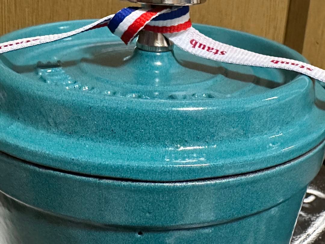 STAUB　ストウブ　ピコ・ココット　ラウンド　ミント　14cm　未使用品